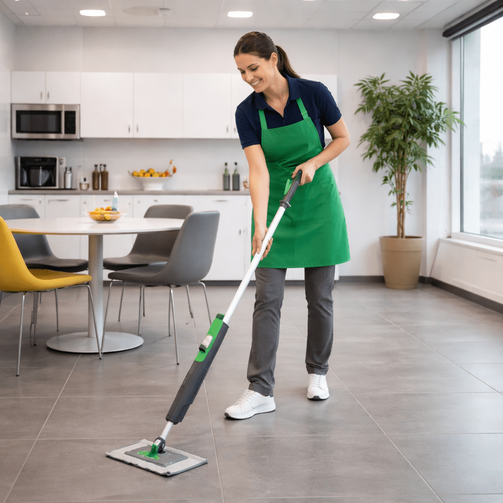 Cleaning a Floor