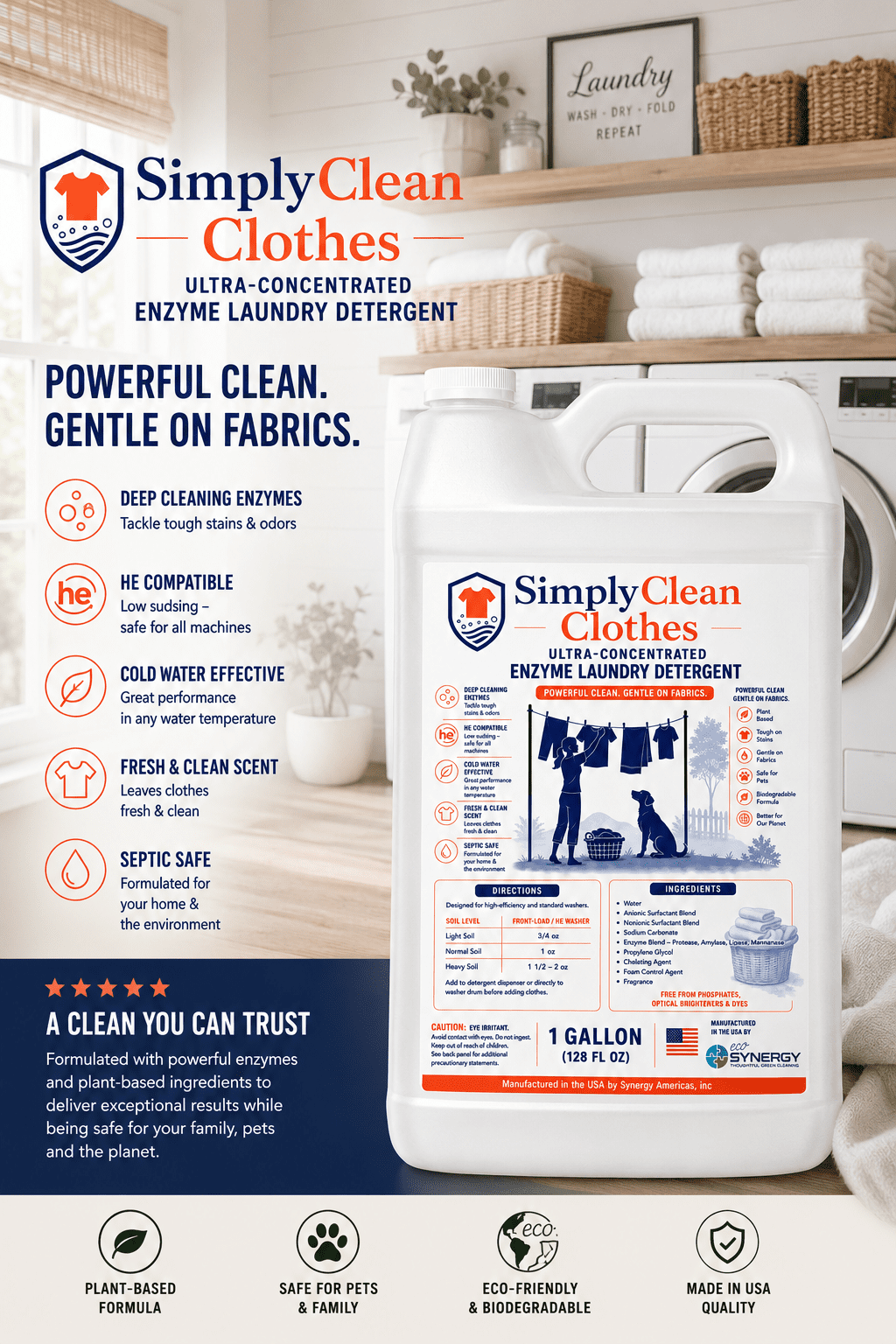 New Simply Clean Clothes Store Panel