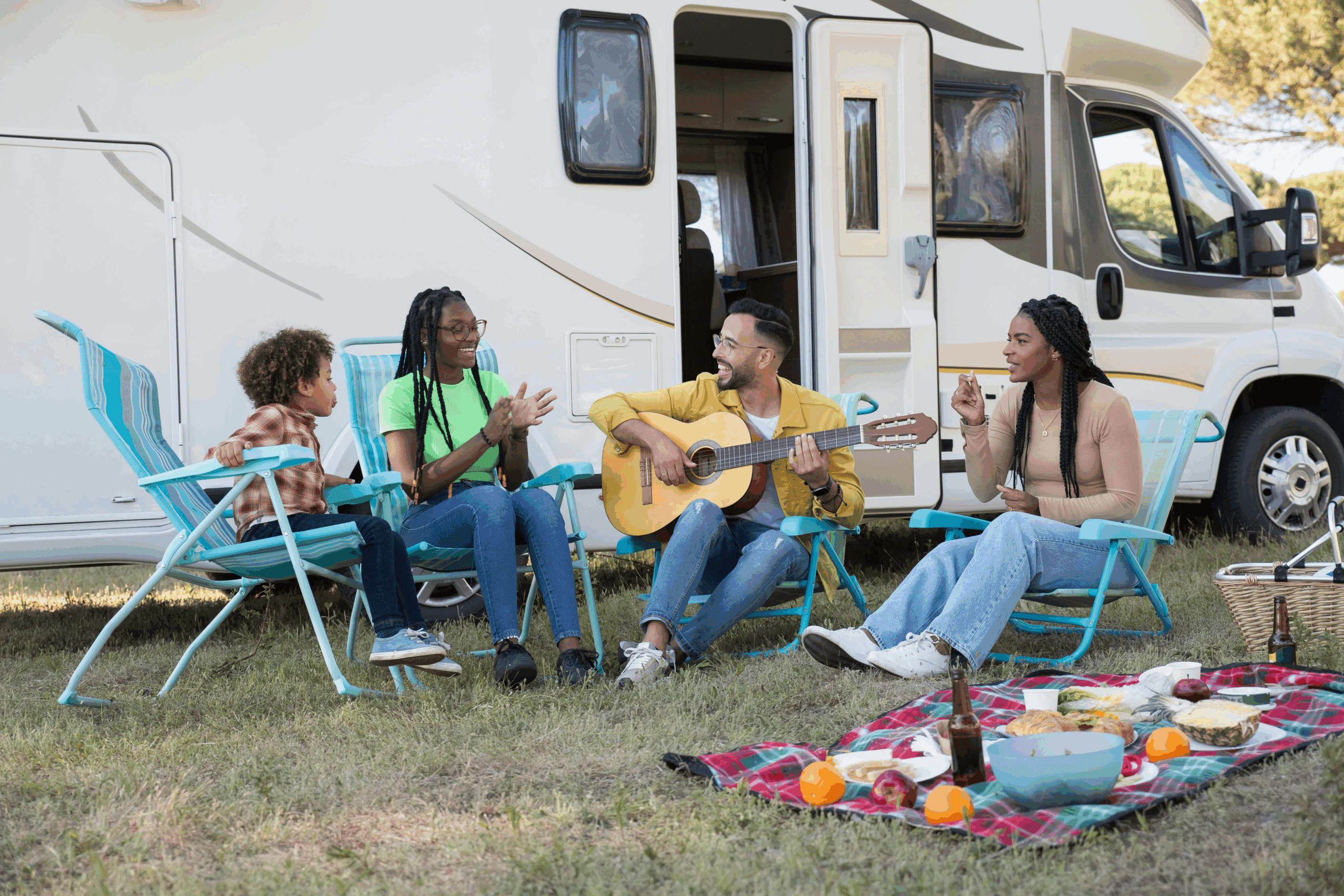 Family camping